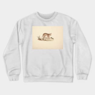 African Wildcat or Serval by by Luigi Balugani Crewneck Sweatshirt